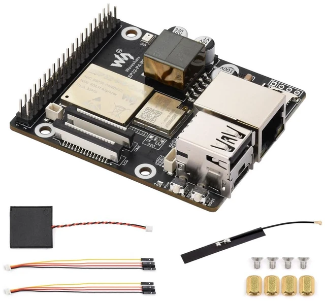 Main image of ESP32-P4-WIFI6-POE-ETH Dev Board Based on ESP32-P4 and ESP32-C6, Supports 2.4GHz Wi-Fi 6 and BLE 5, Integrated PoE Module for Power Supply, with MIPI-CSI/DSI, Ethernet Port, USB OTG 2.0 etc.