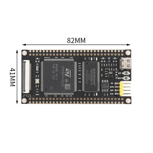Alt view image 5 of 5 - EC Buying STM32H743IIT6 Learning Board STM32 Development Board 2M Flash 1M SRAM STM32H743 Core Board System Board