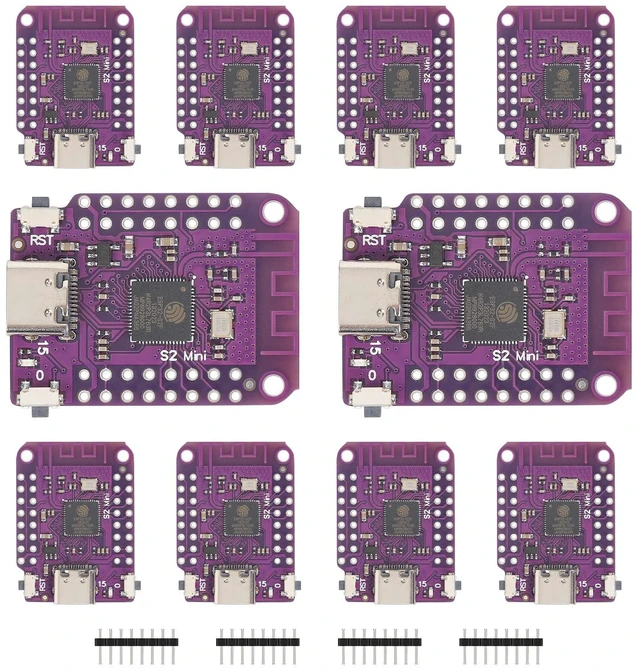 Main image of YEJMKJ 10pcs ESP32 S2 Mini V1.0.0 WiFi Board Based ESP32-S2FN4R2 ESP32-S2 | ESP32 S2 Mini Board 4MB Flash 2MB PSRAM USB Type-C Connect Mini Module for MicroPython
