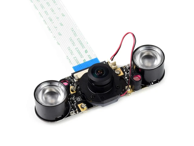 Main image of waveshare Compatible with NVIDIA Jetson Nano Camera IMX219-160 8MP IR-Cut Infrared Night Vision Camera Module for Jetson Nano and Raspberry Pi Compute Module,162° FOV with IMX219 Sensor