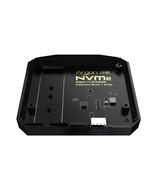 Alt view image 3 of 6 - Argon ONE M.2 NVMe Expansion Board for Raspberry Pi 4 - ONE V2 Only