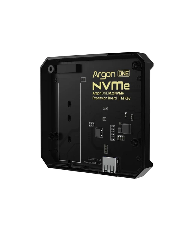 Alt view image 2 of 6 - Argon ONE M.2 NVMe Expansion Board for Raspberry Pi 4 - ONE V2 Only
