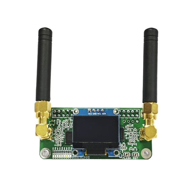 Alt view image 2 of 6 - AURSINC Mini MMDVM Duplex Hotspot Board with Antenna, UHF (433-900MHz) VHF (144-146MHz) Dual Band, Supports P25 DMR YSF DSTAR NXDN POCSAG, Compatible with Raspberry Pi-Zero W/3/3B/3B+/4 (with OLED)