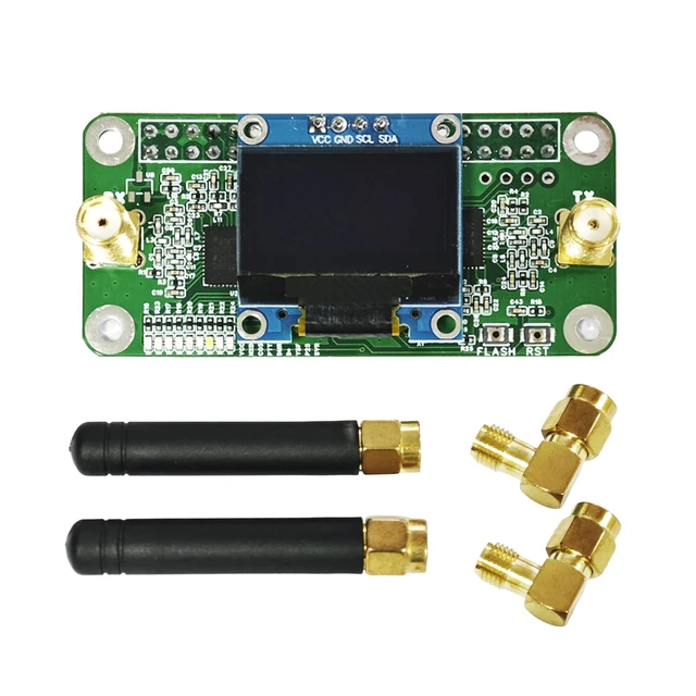 Alt view image 3 of 6 - AURSINC Mini MMDVM Duplex Hotspot Board with Antenna, UHF (433-900MHz) VHF (144-146MHz) Dual Band, Supports P25 DMR YSF DSTAR NXDN POCSAG, Compatible with Raspberry Pi-Zero W/3/3B/3B+/4 (with OLED)