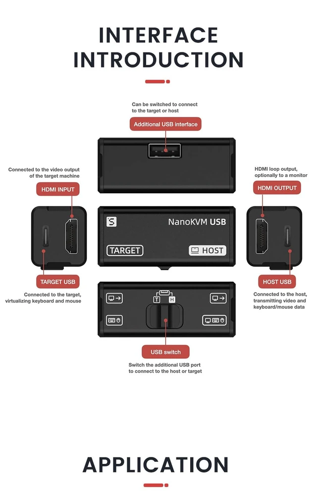 Alt view image 5 of 7 - Sipeed NanoKVM-USB Operations Maintenance Server Tool Kit, Multi-Device Collaboration, Finger-Sized 4K USB KVM for Server SBCs, Mini 1080P Video Switcher Capturer, 4K HDMI in/Loop Out (KVM Full Kit2)