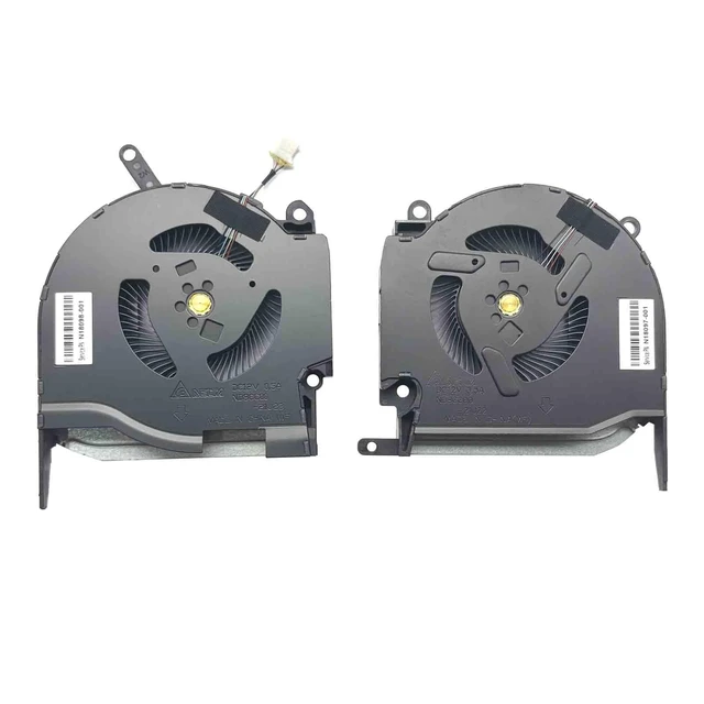 Alt view image 2 of 4 - BestParts 12V CPU+GPU Cooling Fan for HP Omen 16-K, 16-k0000 16-k0xxx | for HP Omen 16-K 16.1 inch Gaming Laptop, P/N: N18097-001 N18098-001 (Note: only for RTX 3060/3070 Graphics Series), 12V Fan