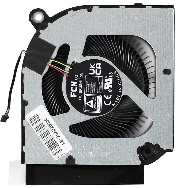 Alt view image 5 of 6 - CPU+GPU Cooling Fan for Acer Predator Helios Neo 18 PHN18-71 16 PHN16-71 | PHN16-72 N22Q22 PHN16-71-5606 PHN18-71-90QA 98U1 PHN18-71-77JT PHN18-71-71NG PHN18-71-727B PHN18-71-99RC Replacement 12V 1A