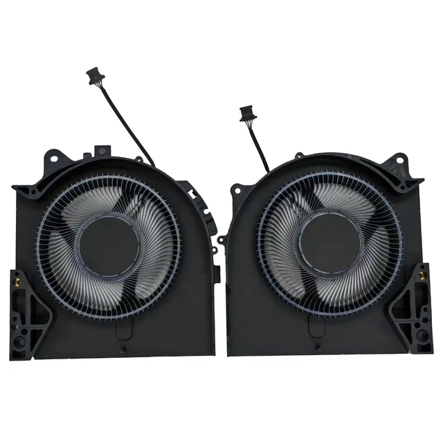Alt view image 2 of 4 - LANDALANYA Replacement New CPU and GPU Cooling Fan for Dell Alienware M17 R5 2022 Laptop MG75091V1-C080-S9A MG75091V1-C090-S9A DC12V Fan