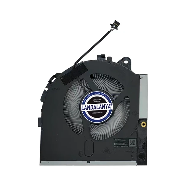 Alt view image 3 of 4 - LANDALANYA Replacement New CPU and GPU Cooling Fan for Dell Alienware M17 R5 2022 Laptop MG75091V1-C080-S9A MG75091V1-C090-S9A DC12V Fan