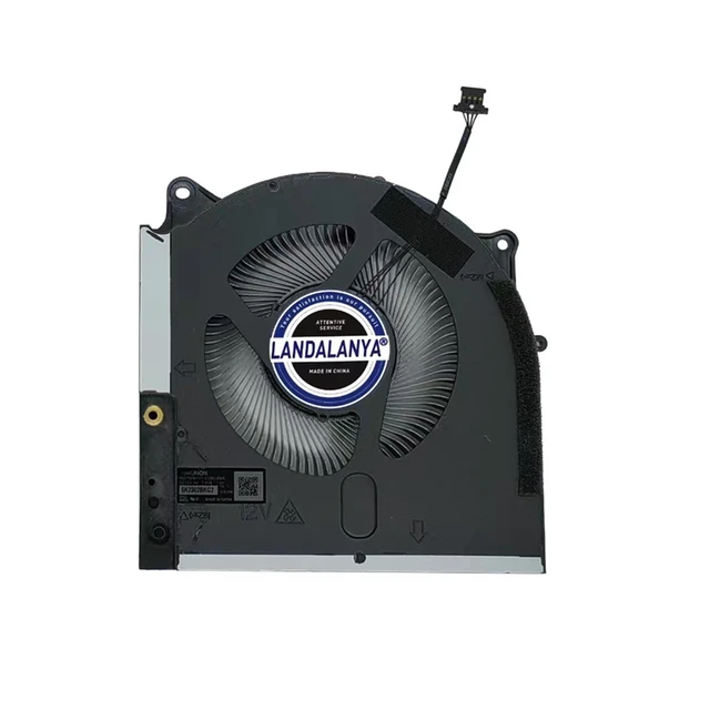 Alt view image 4 of 4 - LANDALANYA Replacement New CPU and GPU Cooling Fan for Dell Alienware M17 R5 2022 Laptop MG75091V1-C080-S9A MG75091V1-C090-S9A DC12V Fan
