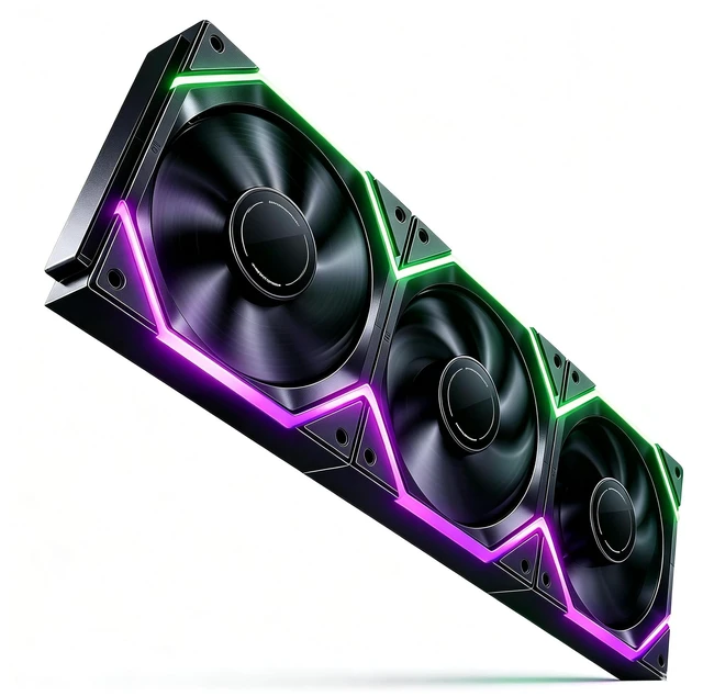 Main image of AsiaHorse Nyota Pro 120mm PC Fans ARGB PWM, Modular Daisy-Chain Design, Dual-Zone Asynchronous Lighting, 18 Addressable LEDs, 2000RPM High Airflow 61.5CFM, Low Noise 29dB, for PC Case & Liquid Cooler