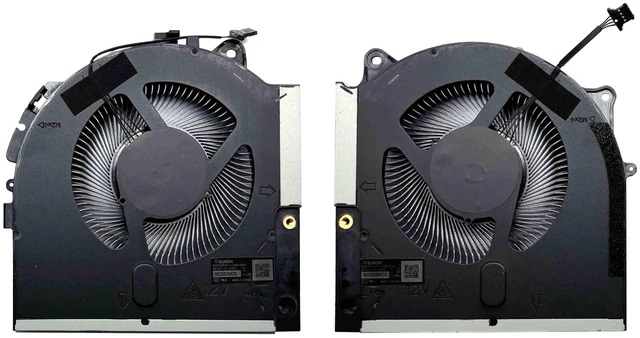 Main image of New CPU+GPU Cooling Fan Replacement for DELL Alienware m17 R5 2022 Laptop | for P/N: MG75091V1-C080-S9A MG75091V1-C090-S9A, 12V Fan