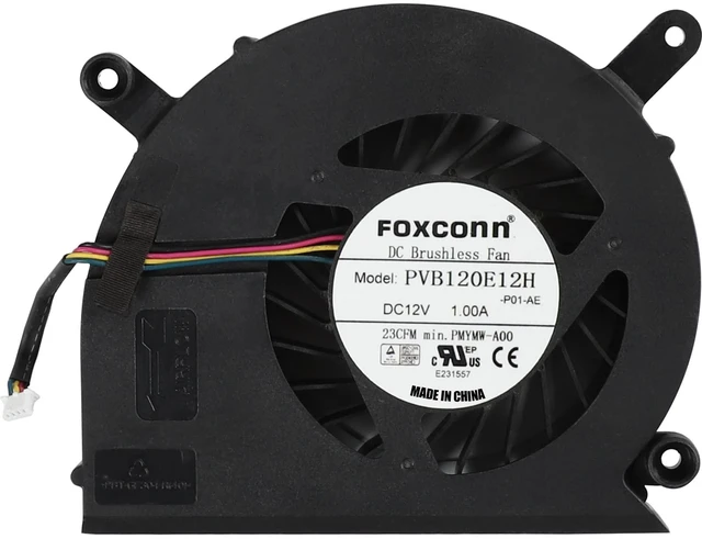 Main image of 0PMYMW PVB120E12H CPU Cooling Fan for Dell Optiplex 7460 7470 7760 7770 AIO | 5260 5270 7490 All in one fan Replacement, BAZB1115R2U P023, PMYMW-A00, DC12V 1A, Stable operation, Low noise