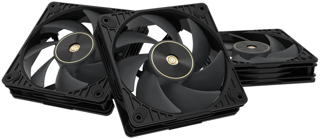 Main image of ASUS ProArt PF120 3-Pack 120mm PWM Fans, 3000RPM, High Airflow/Static Pressure, Daisy-Chain, Comes with Fan Controller