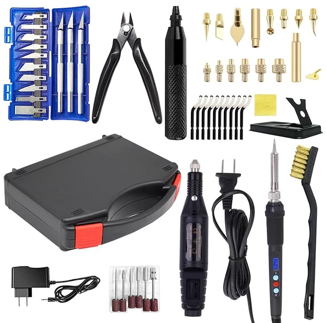 Main image of Anyman 3D Printer Finishing Kit with Soldering Iron and Electric Polisher | Includes a digital soldering iron, deburring tool and electric polisher for print removal, smoothing and model finishing