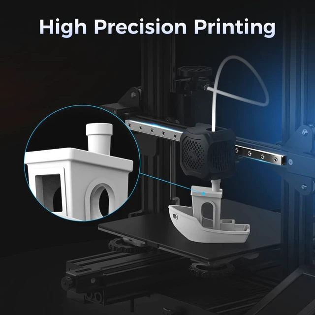 Alt view image 4 of 7 - Creality Official Ender 3 Linear Rail Kit X-axis Rail Guide MGN12C 12.6" Length with Mount Bracket Support Sprite Pro kit Compatible with Creality Ender3 Ender 3 Pro Ender 3 V2 3D Printers