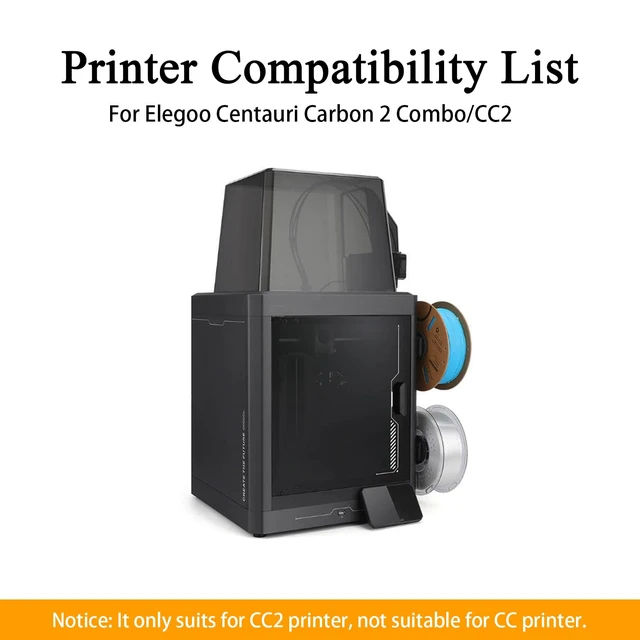 Alt view image 7 of 7 - 3PK 0.2/0.4/0.6MM CC2 Hardened Steel Ceramic Hotend for Centauri Carbon 2 | 350°C Heat-Resistant Print Head, Quick-Detachable Nozzles 500 mm/s High Rapid with Heater Cartridge Heating Block for Elegoo