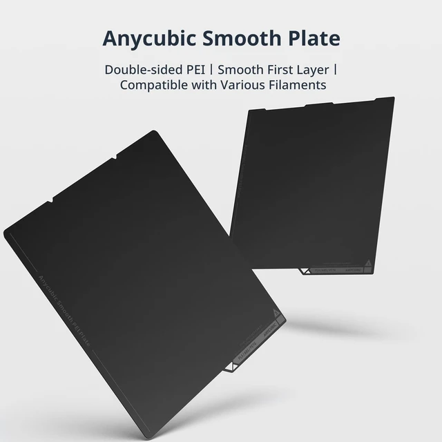 Alt view image 2 of 6 - Anycubic 250x250mm Smooth PEI Plate for Kobra 3, Kobra 3 V2 Series | Smooth Flexible Spring Steel Build Plate for Easy Removal, Fits Kobra 3, Kobra 3 Combo, Kobra 3 V2 and Kobra 3 V2 Combo