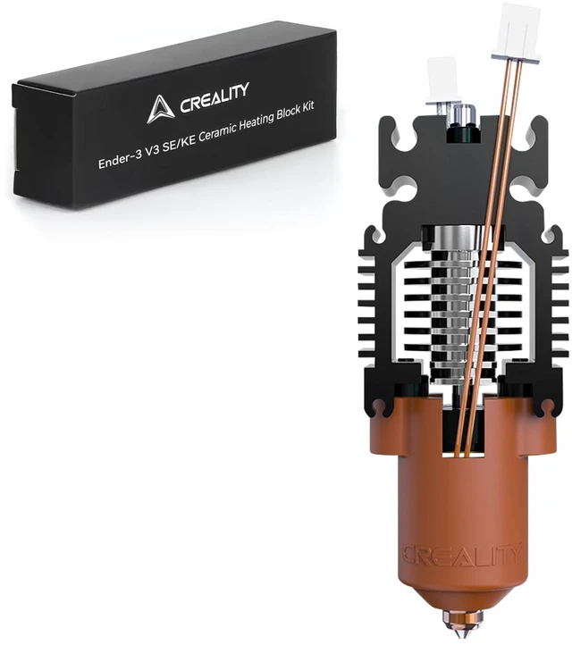 Main image of Creality Official Ender-3 V3 SE/KE Hotend Kit,Ceramic Heating Block KitQuick-swap Nozzle Kit,High Flow Printing Hotend Kit,300°C High Temperature Resistance,Compatible with Ender 3 V3 SE/KE