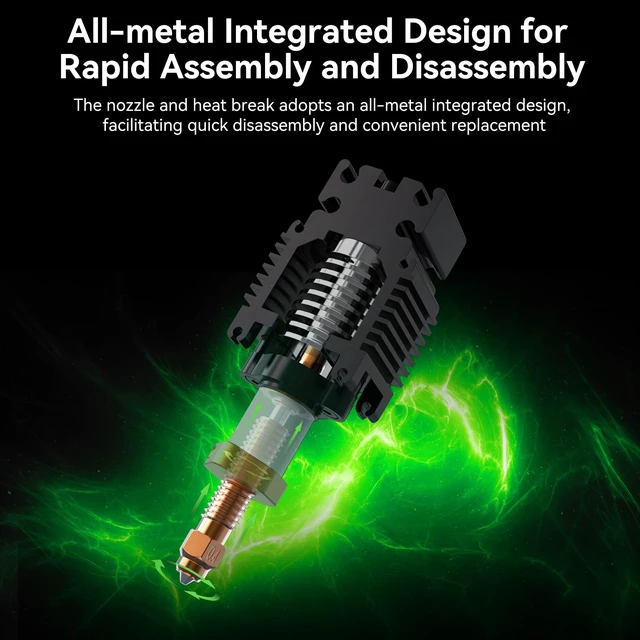 Alt view image 4 of 7 - Creality Official Ender-3 V3 SE/KE Hotend Kit,Ceramic Heating Block KitQuick-swap Nozzle Kit,High Flow Printing Hotend Kit,300°C High Temperature Resistance,Compatible with Ender 3 V3 SE/KE