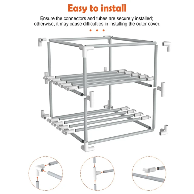 Alt view image 7 of 7 - bruwaa 3D Printer Filament Storage Box, 2-Tier Metal Filament Rack & Spool Holder (Holds up to 20-24 Spools), Dustproof with Built-in Desiccant Pockets for PLA ABS PETG, Moisture Resistant