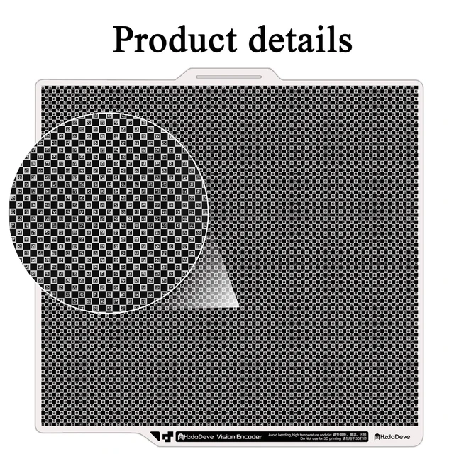 Alt view image 7 of 7 - X2D Vision Encoder Accuracy to A New Level for Bambu Lab 3D Printer | 5-Minute Calibration Plate, 50m Motion Accuracy, Injection-Molded-Level Quality, Enhanced Accuracy for Large Prints