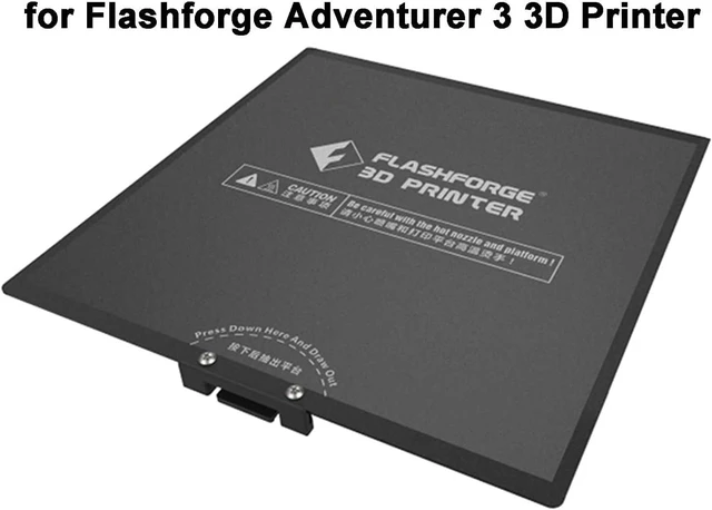 Alt view image 3 of 7 - Fearet Flexible Build Plate for Flashforge Adventurer 3 Series 3D Printer | 2Pack Upgrade Magnetic Flexible Smooth PC Sticker Sheet Print for ABS/ASA Materials