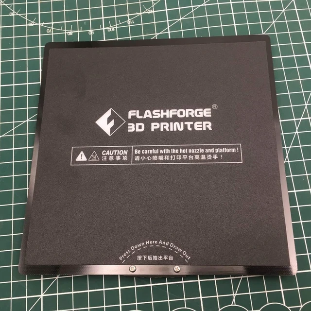 Alt view image 7 of 7 - Fearet Flexible Build Plate for Flashforge Adventurer 3 Series 3D Printer | 2Pack Upgrade Magnetic Flexible Smooth PC Sticker Sheet Print for ABS/ASA Materials