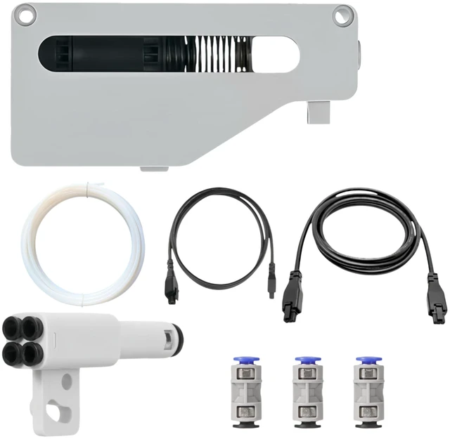 Main image of 4-in-1 AMS Hub Filament Buffer Kit for 3D Printers, AMS Hub Replacement, Multi-Color Printing Expansion, 4 Input 1 Output, Includes Buffer & PTFE Adapter, Compatible with X1, P1P, P1S
