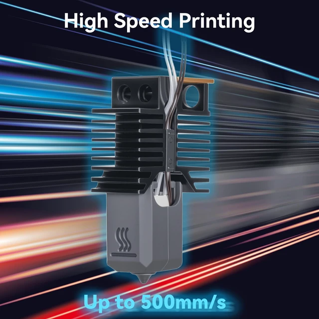 Alt view image 5 of 7 - for Snapmaker U1 Hardened Steel Nozzle Leak-Proof Integrated Hotend | High Temp&Fast Heating Hot End Replacement with Silicone Sock and Nozzle Wiper for Snapmaker U1 3D Printer-4PCS 0.4MM