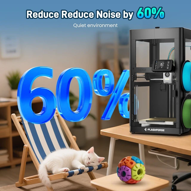 Alt view image 5 of 7 - FLASHFORGE AD5X 3D Printer Enclosure Kit,Supports ASA,PC,ABS | Waterproof,Dustproof,Noise Reduction,Constant Temperature and Odor Isolation