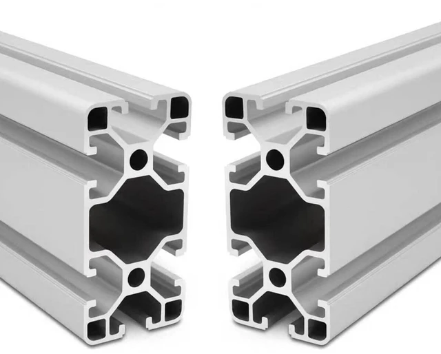 Main image of 4080 T Slot Aluminum Extrusion for 3D Printer Parts and CNC DIY Silver 500mmX2