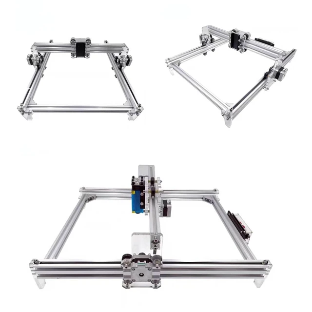 Alt view image 5 of 6 - 4080 T Slot Aluminum Extrusion for 3D Printer Parts and CNC DIY Silver 500mmX2