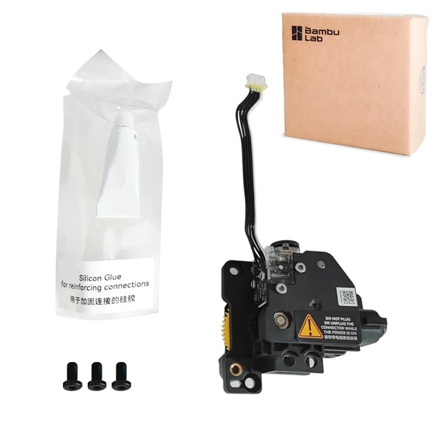 Alt view image 2 of 3 - Bamboo Original Extruder Unit Hardened Steel Finished Extruder Component Kit for Bambu Lab X1,X1C 3D Printer (X1 Series)