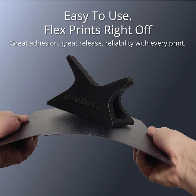 Alt view image 4 of 5 - BuildTak ProPlate for Bambu Lab X1/X1C/X1E/P1P/P1S, No Glue Required, Flexible Magnetic Steel Plate with Specially Formulated Coated Surface, 258x258mm, Engineered for PLA/ABS/ASA/PETG/PA/PC/PP/PHA