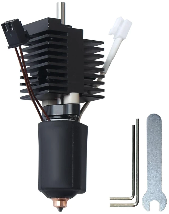 Main image of FYSETC 3D Printer Accessories K2 Plus Print Head Kit: Assembly Extruder Hotend Set Include Heat Break Heating Block Silicone Sock Nozzle Thermistor Heater Cartridge
