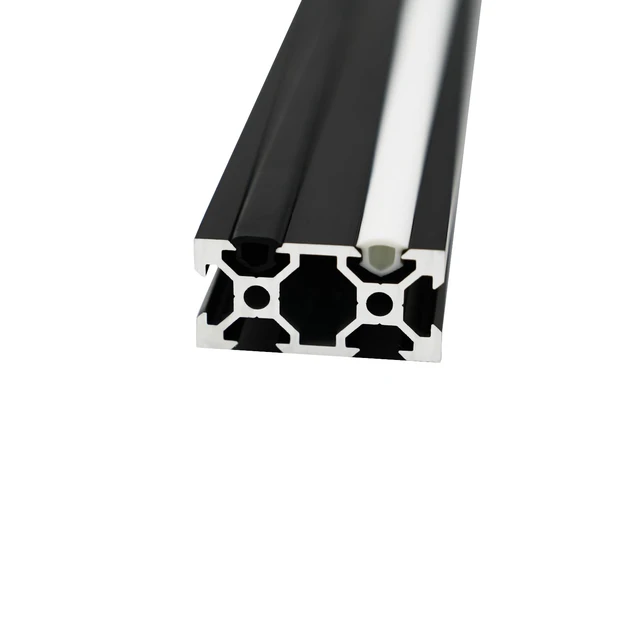 Alt view image 5 of 7 - 4PCS 700mm 2040 V Slot Aluminum Extrusion Profile 27.56 inches Black | European Standard Anodized Linear Rail for DIY 3D Printer and CNC Machines
