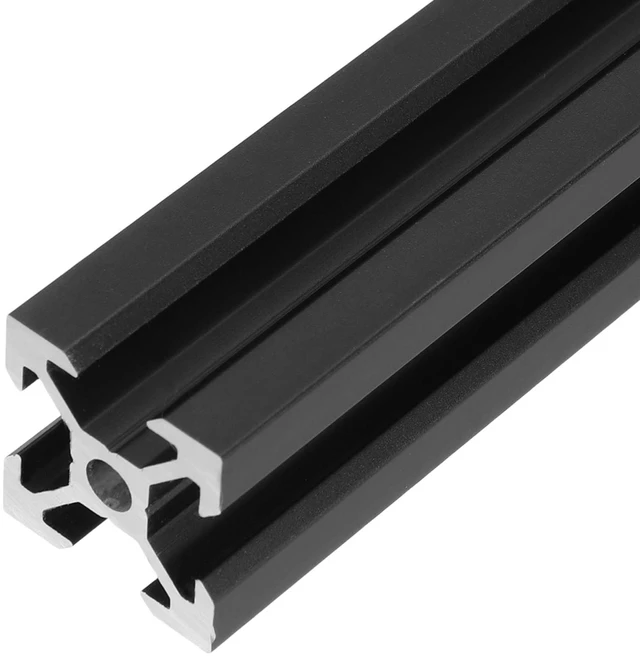Main image of MECCANIXITY 4PCS V Slot 2020 Aluminum Extrusion, 1220mm, Black | European Standard Anodized Linear Rail Profile Framing for 3D Printer Parts CNC DIY Projects