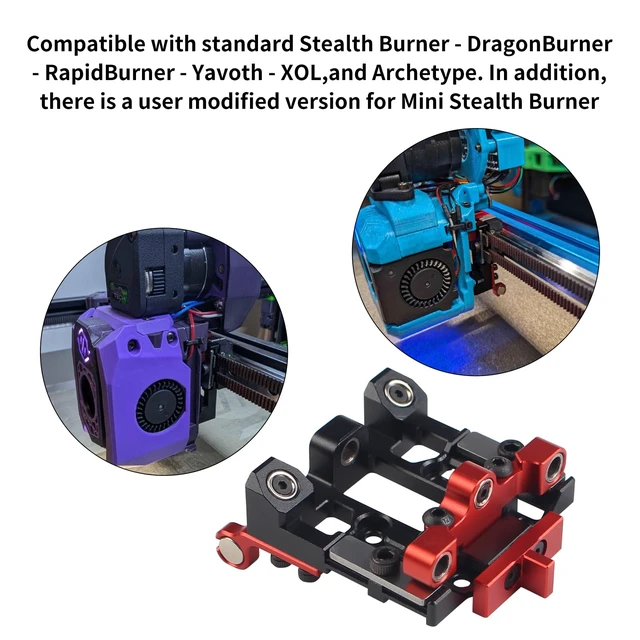 Alt view image 3 of 6 - FYSETC 3D Printer Accessories - Stealthchanger CNC Shuttle Kit for SB Combo V2 CAN H36 Board for 3D Printing Project SV08 Trident-Voron
