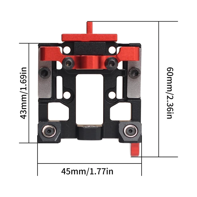 Alt view image 4 of 6 - FYSETC 3D Printer Accessories - Stealthchanger CNC Shuttle Kit for SB Combo V2 CAN H36 Board for 3D Printing Project SV08 Trident-Voron