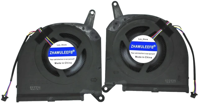 Main image of ZHAWULEEFB New Laptop CPU+GPU Cooling Fan for Gigabyte Aorus 15G 15P RX7P RX7G 2021 RTX30 17G XB XC GIGABYTE AERO 15 OLED XB RP75SA Gigabyte Aero 17 XA HDR XB WA Series FNGT FNGS DC12V 1A Fan