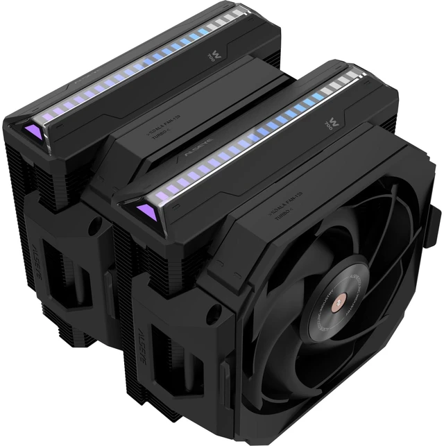 Main image of ALSEYE W700 Pro CPU Cooler Dual-Tower 290W TDP PWM 7 Heat Pipes Copper Bottom Air Cooler ARGB Voice-Activated Synchronized Rhythm Light Cover Koala Fans LGA1700/1200/2011/2066 AM5/AM4 (Black)