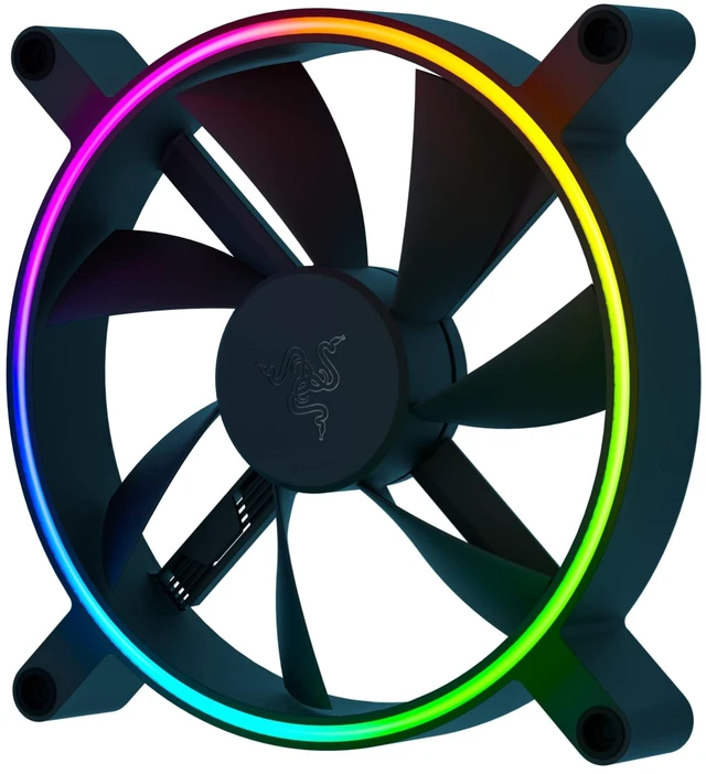 Main image of Razer Kunai Hydraulic 140MM aRGB PC Fan: Quiet, Powerful aRGB Fan - PWM Fan Controller Support & Connect Up to 8 Fans - Powered by Razer Chroma RGB - 1 Fan