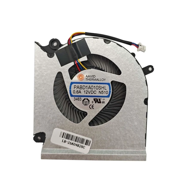 Alt view image 3 of 4 - BestParts New CPU+GPU Cooling Fan Replacement for MSI Raider GE68 HX 13VI 13VH 13VG 13VF, 14VIG 14VHG 14VGG 14VFG, MS-15M1 MS-15M2, P/N: PABD1A010SHR N509, PABD1A010SHL N510