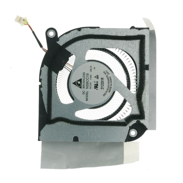 Alt view image 3 of 5 - Replacement Part CPU AeroBlade 3D Cooling Fan for Acer Predator Helios 300 PH317-55 NS8CC18-20L14 DC28000W5D0 DC12V 1.00A Metal Blades