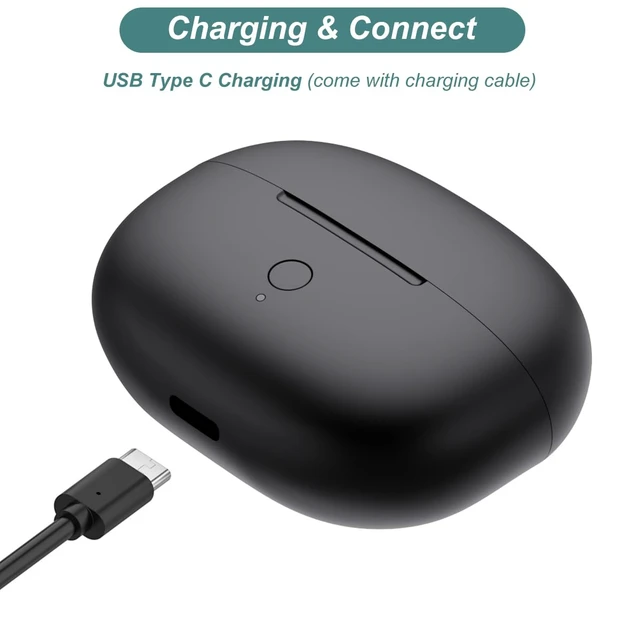 Alt view image 4 of 7 - Charging Case for Shokz OpenDots 2 & One Earbuds (Not for Air Edition) | Replacement Charger Case Cover for Shokz Opendots 2/1 E320 E310 Open Ear Headphones