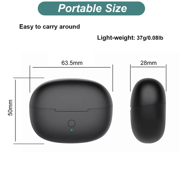 Alt view image 6 of 7 - Charging Case for Shokz OpenDots 2 & One Earbuds (Not for Air Edition) | Replacement Charger Case Cover for Shokz Opendots 2/1 E320 E310 Open Ear Headphones