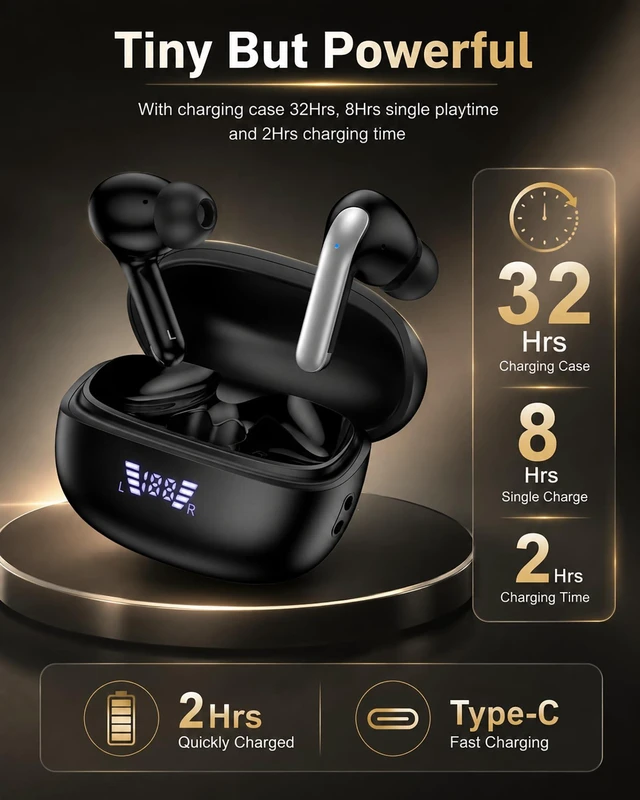 Alt view image 3 of 7 - Wireless Earbuds for Samsung Galaxy S26 S25, Bluetooth in-Ear Headphones | Wireless Bluetooth ear buds for Samsung Galaxy phones S26 FE/S26 Ultra/S26+/S26, S25 S24 Z Fold8 Ultra/7/Z Flip8 Earphones