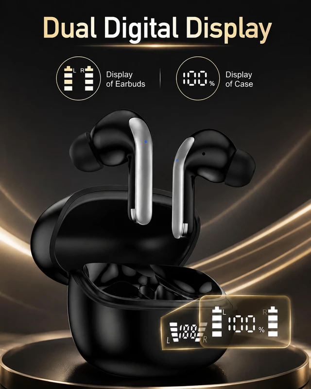 Alt view image 5 of 7 - Wireless Earbuds for Samsung Galaxy S26 S25, Bluetooth in-Ear Headphones | Wireless Bluetooth ear buds for Samsung Galaxy phones S26 FE/S26 Ultra/S26+/S26, S25 S24 Z Fold8 Ultra/7/Z Flip8 Earphones