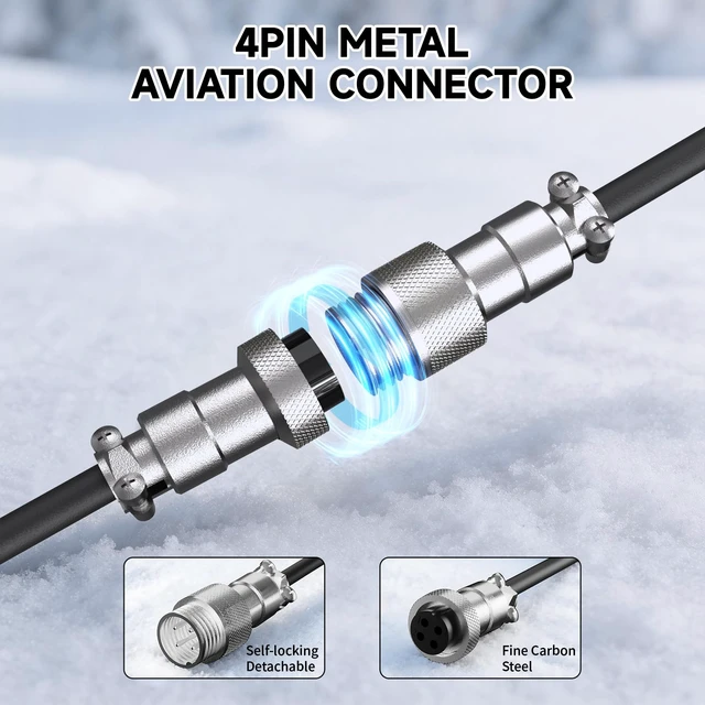 Alt view image 6 of 7 - ATTACK SHARK C08 Dual USB-C RGB Coiled Keyboard Cable, 8K Fast Charging Data Cable for Mechanical Gaming Keyboard & Mouse, Detachable Aviator Connector, Custom Type-C Cable for PC Gamer,Black